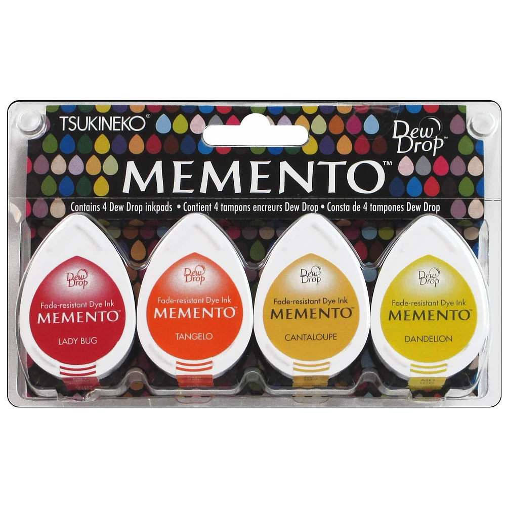 Memento™ Dew Drop™ Camp Fire Dye Inkpad Set