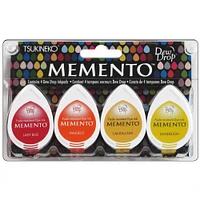 Memento™ Dew Drop™ Camp Fire Dye Inkpad Set