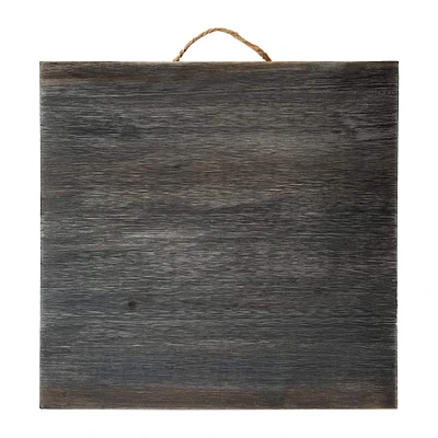 6 Pack: 10" x 10" Greywashed Wood Square Plaque by Make Market®