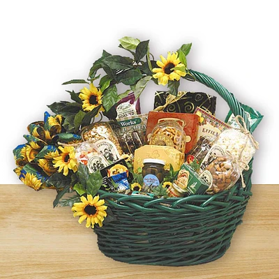 Sunflower Treats Gift Basket