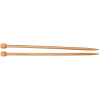 ChiaoGoo 9" Dark Patina Bamboo Knitting Needles, 10.5