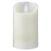 8 Pack: iFlicker™ 3" x 5" White LED Wax Pillar Candle