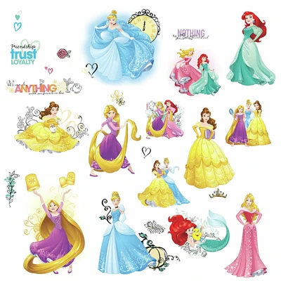 RoomMates Disney Princess Friendship Adventures Peel & Stick Decals