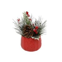 Christmas Mix In Ceramic Sweater Pot