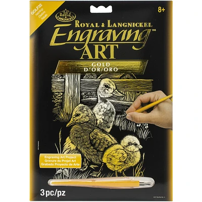 Royal & Langnickel® Engraving Art™ Hatchlings Gold Foil Kit