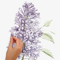 RoomMates Lilac Peel & Stick Giant Wall Decals