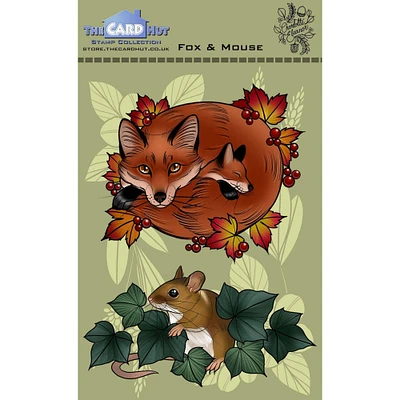 The Card Hut Fox & Mouse Clear Stamps by Charlotte Eleanor