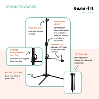 Dritz® Twin-Fit Petite Dress Form with Adjustable Tri-Pod Stand