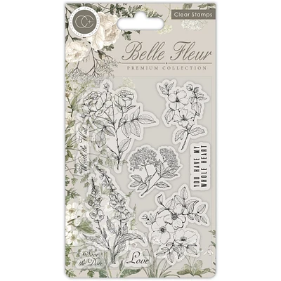 Craft Consortium Belle Fleur A5 Clear Stamps