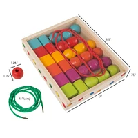 Toy Time Kids Bead & String Lacing Toy Set