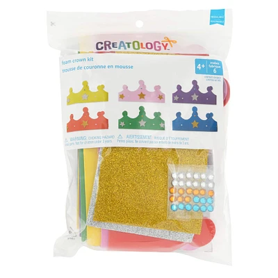 12 Pack: Primary Foam Crown Kit by Creatology™