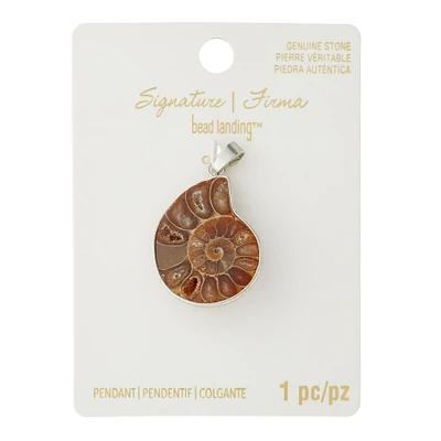 Fossil Shell Pendant by Bead Landing™