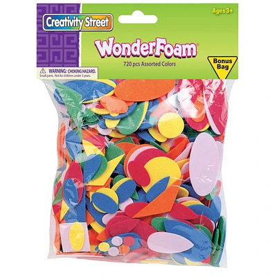 4 Packs: 6 Packs 720 ct. (17,280 total) Creativity Street® Wonderfoam Shapes