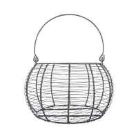 DII® Gray Vintage Metal Basket Set