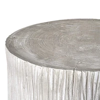 American Art Décor™ 15" Boho Tree Stump Accent Stool Side End Table