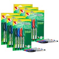 Ticonderoga® RediSharp+® Fine Point Permanent Markers, 6 Packs of 4