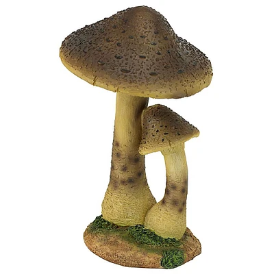 Design Toscano 12.5" Tan Mystic Forest Mushroom Statue