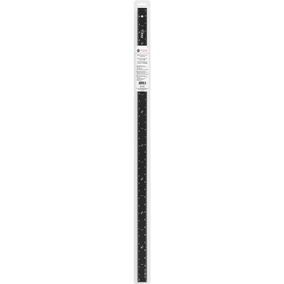 Dritz Home 36" Matte Black Anodized Aluminum Straight Edge