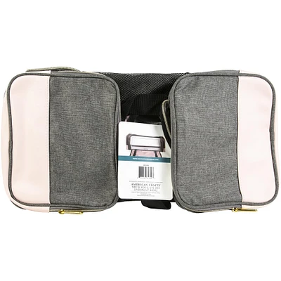 We R Memory Keepers® Pink & Gray Crafter's Machine Tote