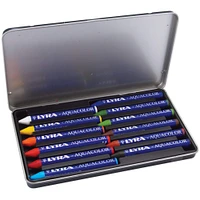 Lyra Aquacolor 12 Color Water-Soluble Crayons