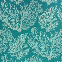 Upstate Fabrics Turquoise Sea Coral Outdoor Fabric