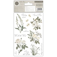 Craft Consortium Belle Fleur Rub-On Transfers