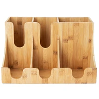 Mind Reader 2-Tier Bamboo Organizer