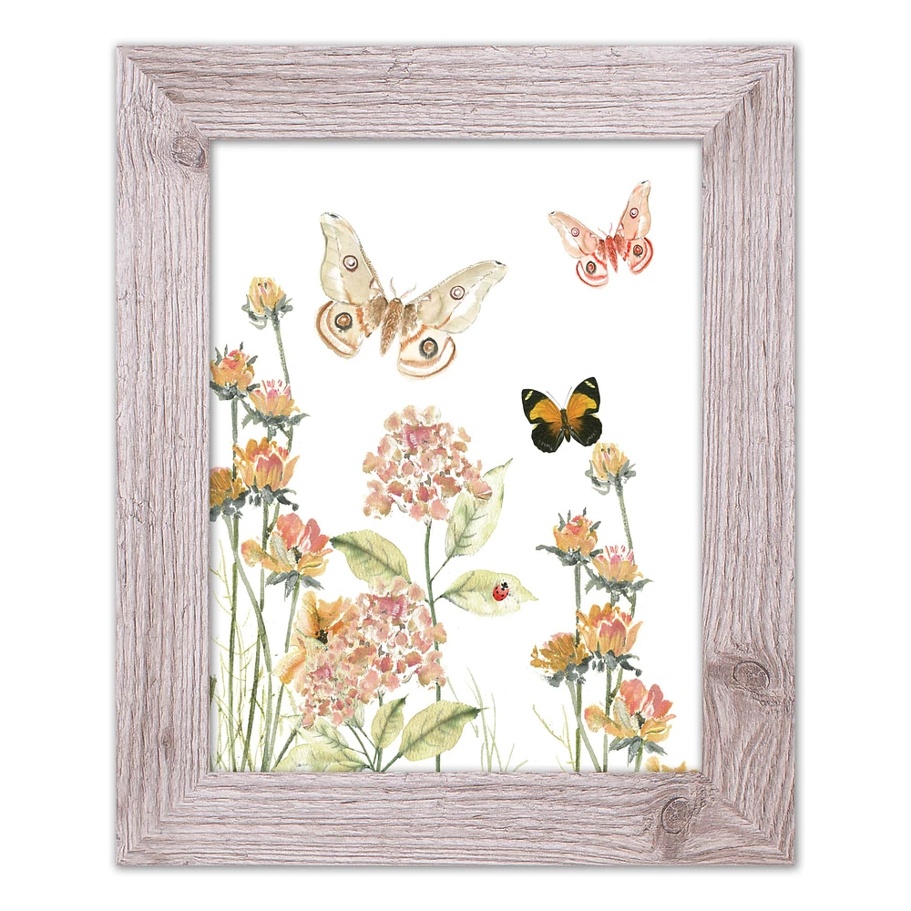 Butterfly Garden Western Framed Print