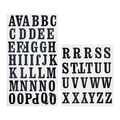 12 Packs: 62 ct. (744 total) Iron-On San Serif Alphabet by Make Market