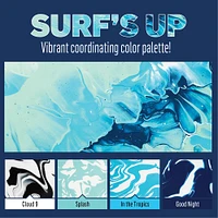 6 Packs: 4 ct. (24 total) FolkArt® Drizzle™ Surf's Up Fluid Pouring Acrylic Paints