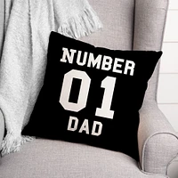 Number 1 Dad Indoor/Outdoor Pillow