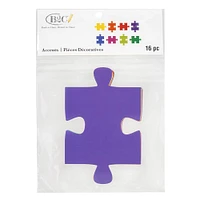 24 Pack: 16 ct. (384) Die Cut Puzzle Accents by B2C®