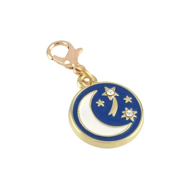12 Pack: Moon & Star Charm by Bead Landing™