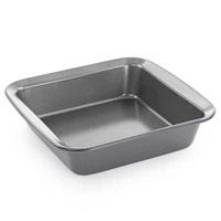 Gibson Baker's Friend 7.5" Nonstick Square Steel Bake Pan