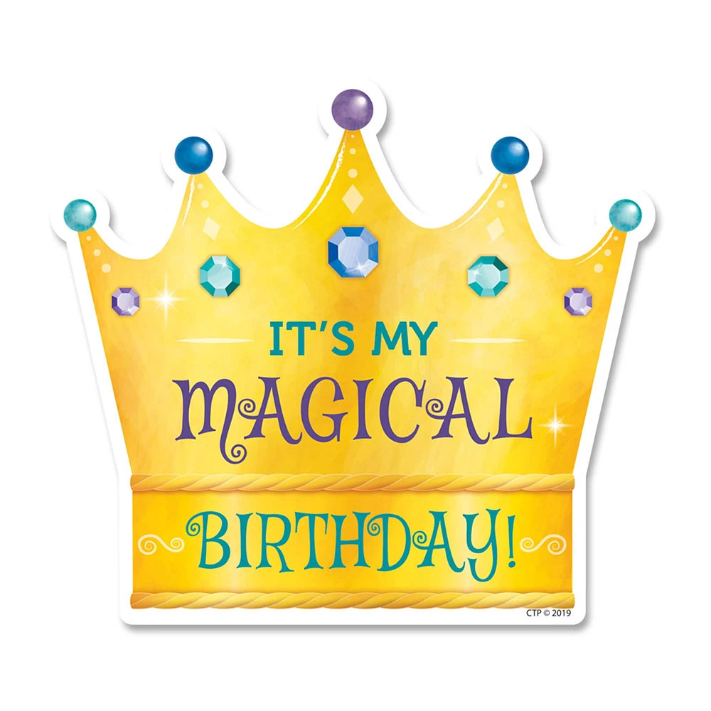 Creative Teaching Press® Mystical Magical It's My Magical Birthday Badge Sticker, 6 Packs of 36