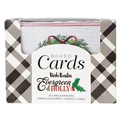 American Crafts™ Vicki Boutin Evergreen & Holly A2 Cards & Envelopes, 40ct.