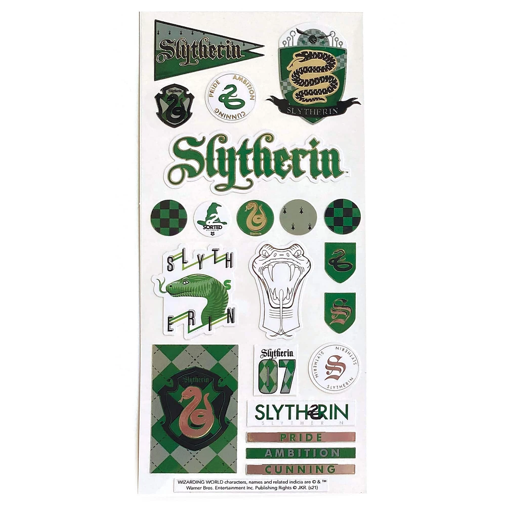 Paper House® Harry Potter™ Slytherin™ House Pride Enamel Stickers