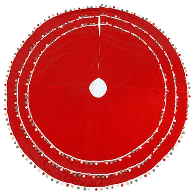 52" General Store Collection Red Velvet Tree Skirt