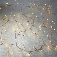 120ct. Warm White LED Copper String Lights Garland by Ashland®