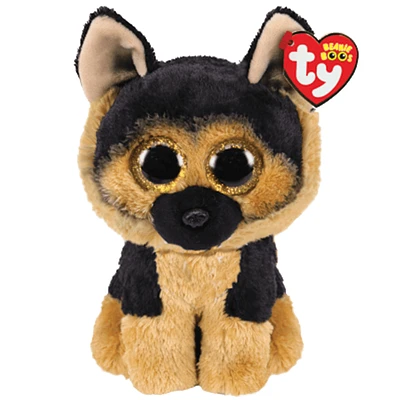 Ty Beanie Boos™ Spirit Black & Brown German Shepherd Dog, Medium