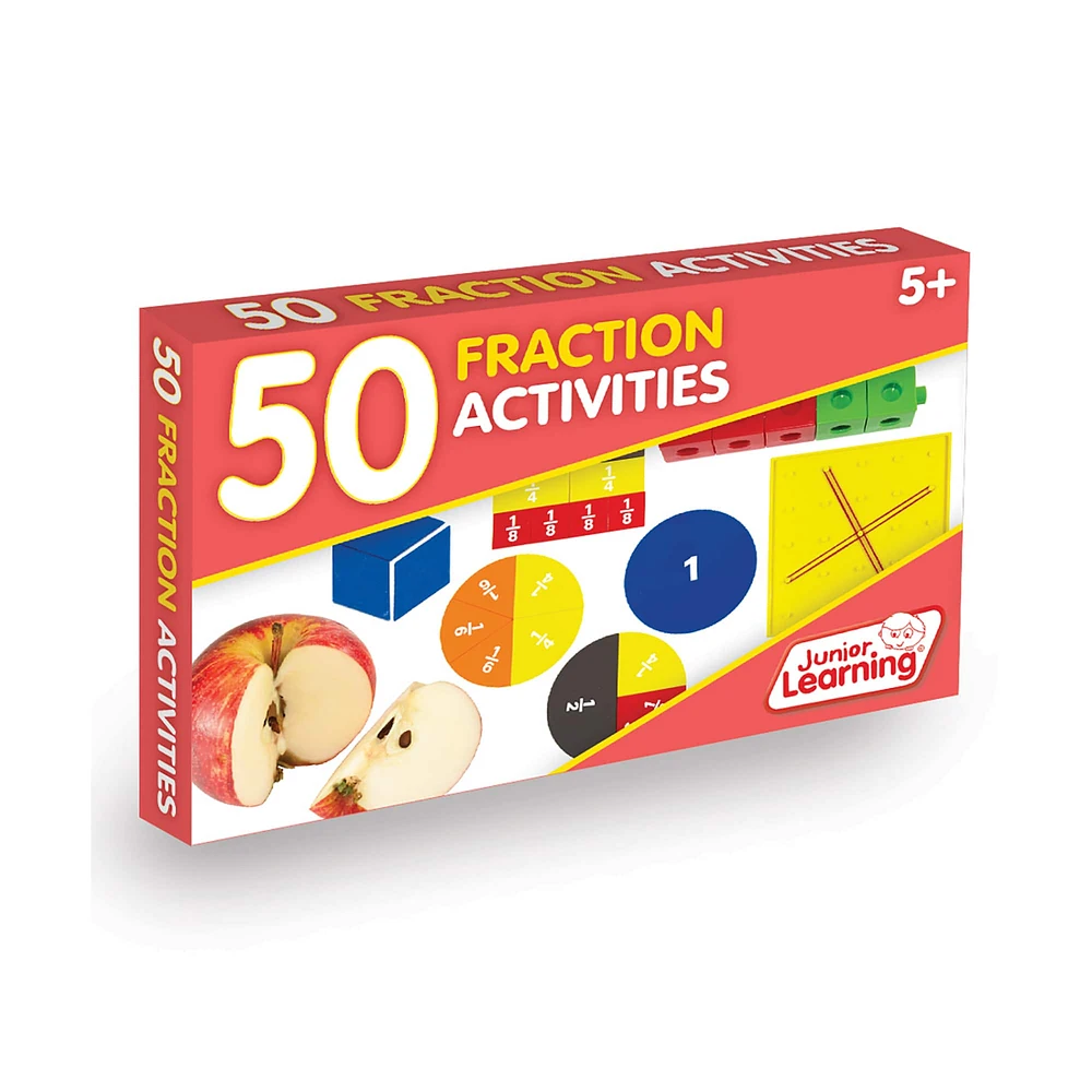 Junior Learning® 50 Fraction Activities Learning Set