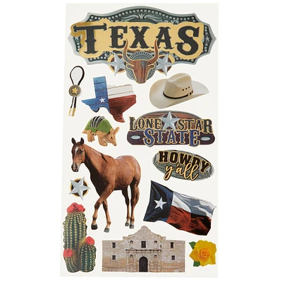 Texas Themed Stickers by Recollections™