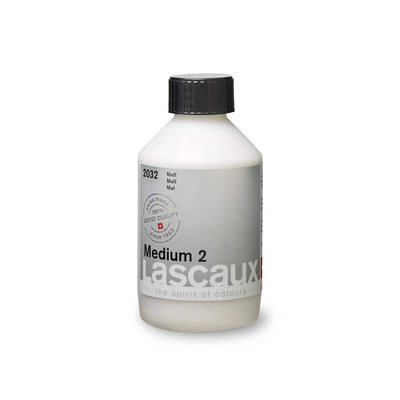 Lascaux Medium 2 Matte Acrylic Medium, 250mL