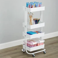 Lexington 4-Tier Rolling Cart by Simply Tidy