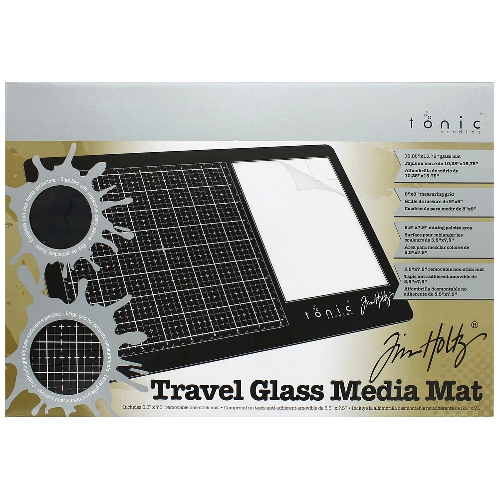 Tonic Studios® Tim Holtz® Travel Glass Media Mat