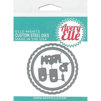 Avery Elle Die Elle-Ments Holiday Circle Tags