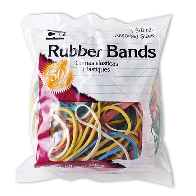 Bag of Rubber Bands with Assorted Colors, 12ct.