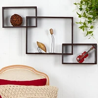 31" Floating Boxes Wall Shelves