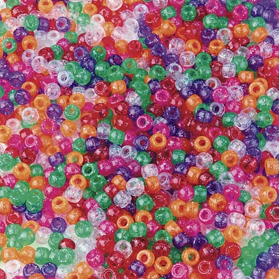 Color Splash!® Sparkle Pony Beads, 9mm