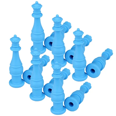 The Pencil Grip Chess King Silicone Chewable Pencil Toppers, 6ct.